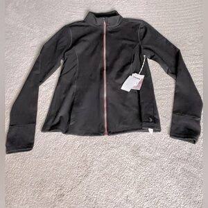 NWT Jessica Simpson black zip up size L